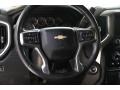 Jet Black Steering Wheel Photo for 2021 Chevrolet Silverado 1500 #145428762