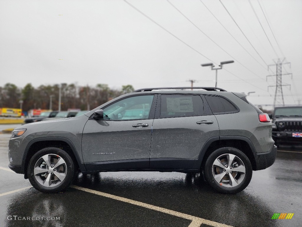 Sting-Gray 2022 Jeep Cherokee Limited 4x4 Exterior Photo #145428924