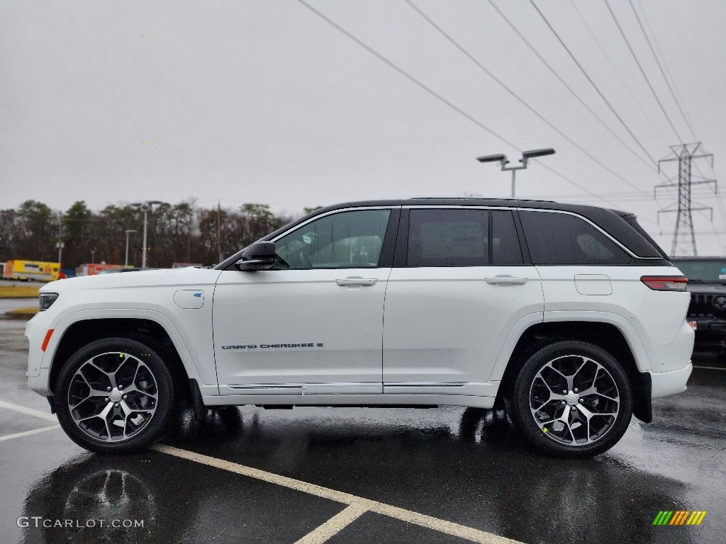 Bright White 2022 Jeep Grand Cherokee Summit Reserve 4XE Hybrid Exterior Photo #145429272