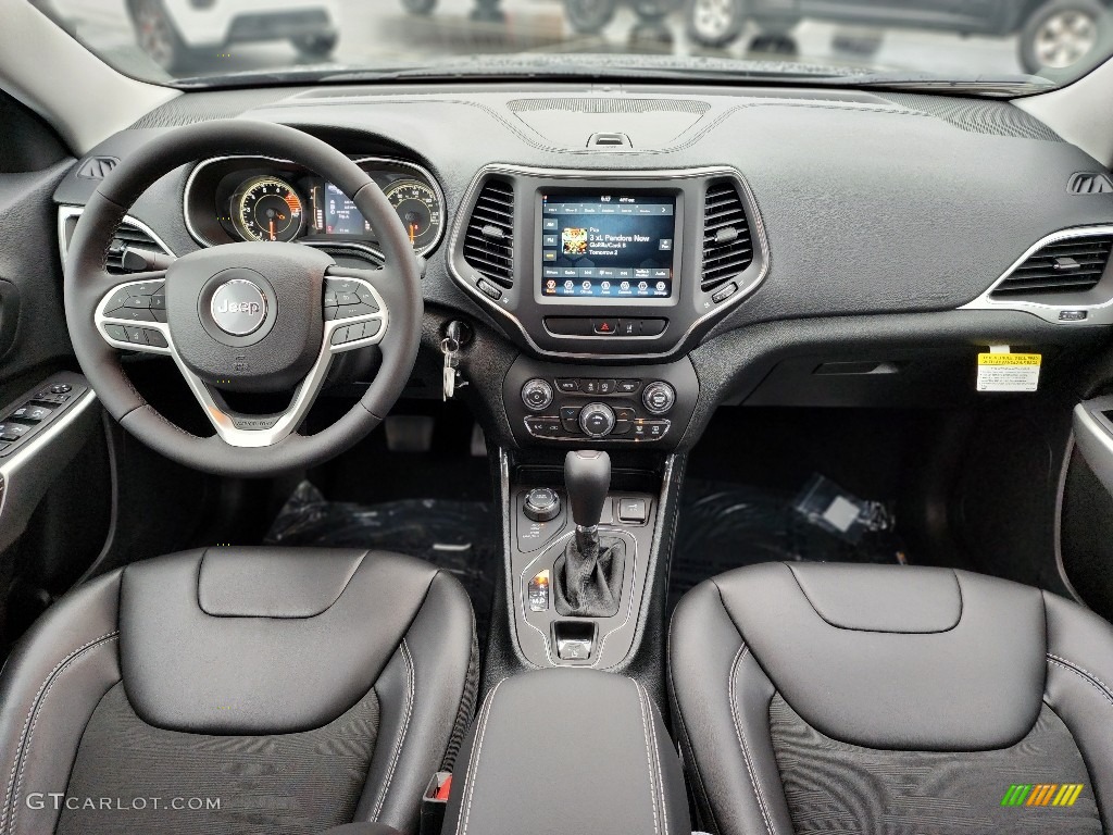 Black Interior 2022 Jeep Cherokee X 4x4 Photo #145430106