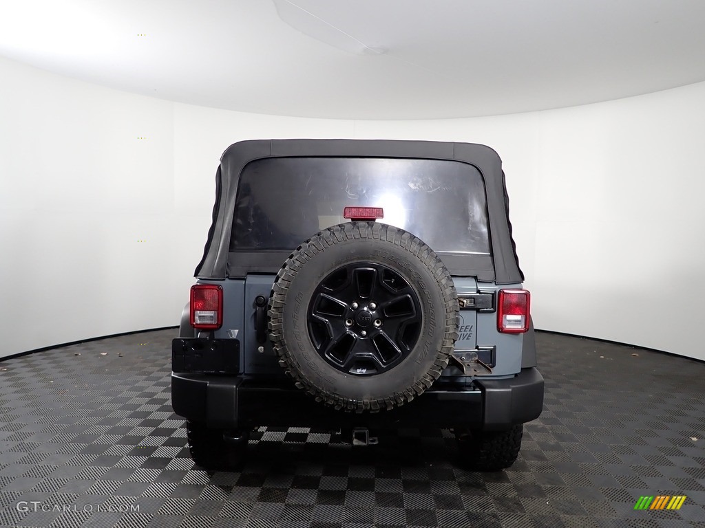 2015 Wrangler Unlimited Willys Wheeler 4x4 - Anvil / Black photo #5