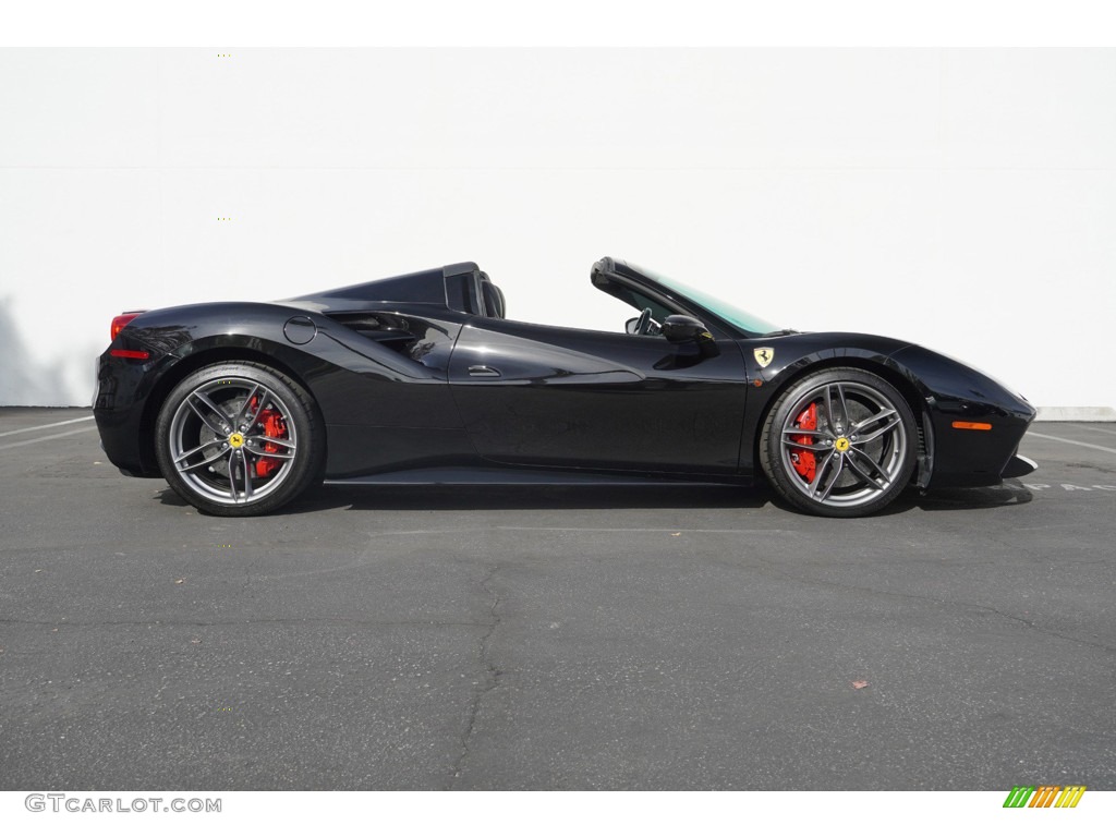 Nero (Black) 2018 Ferrari 488 Spider Standard 488 Spider Model Exterior Photo #145430679