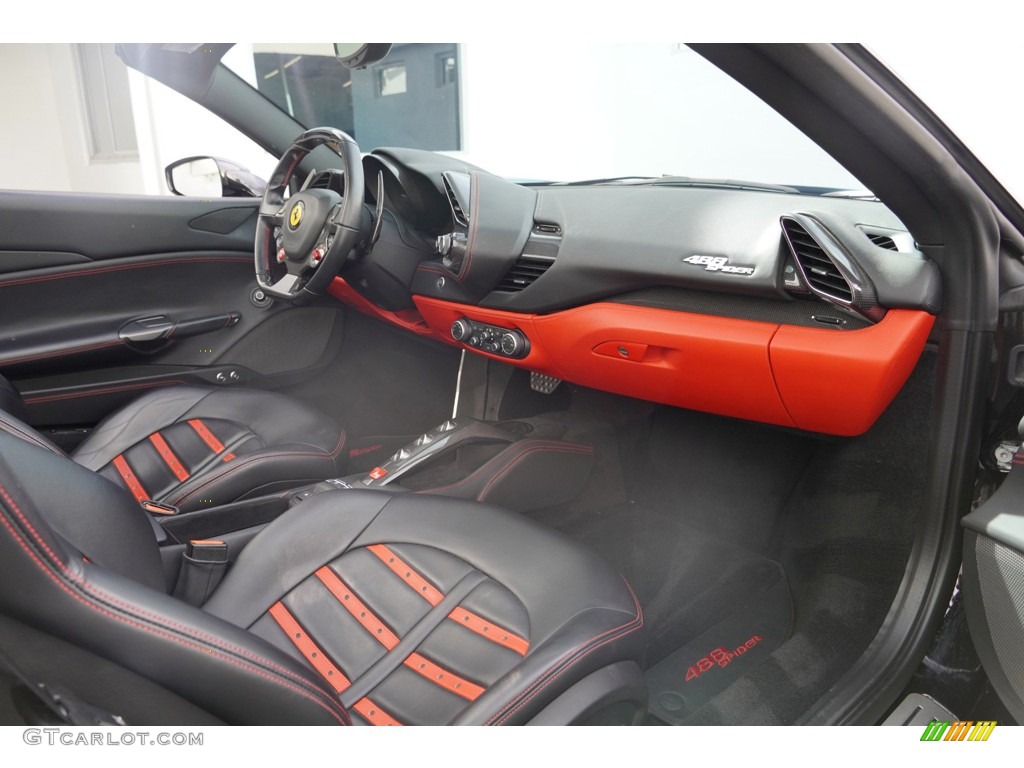 Black Interior 2018 Ferrari 488 Spider Standard 488 Spider Model Photo #145430974