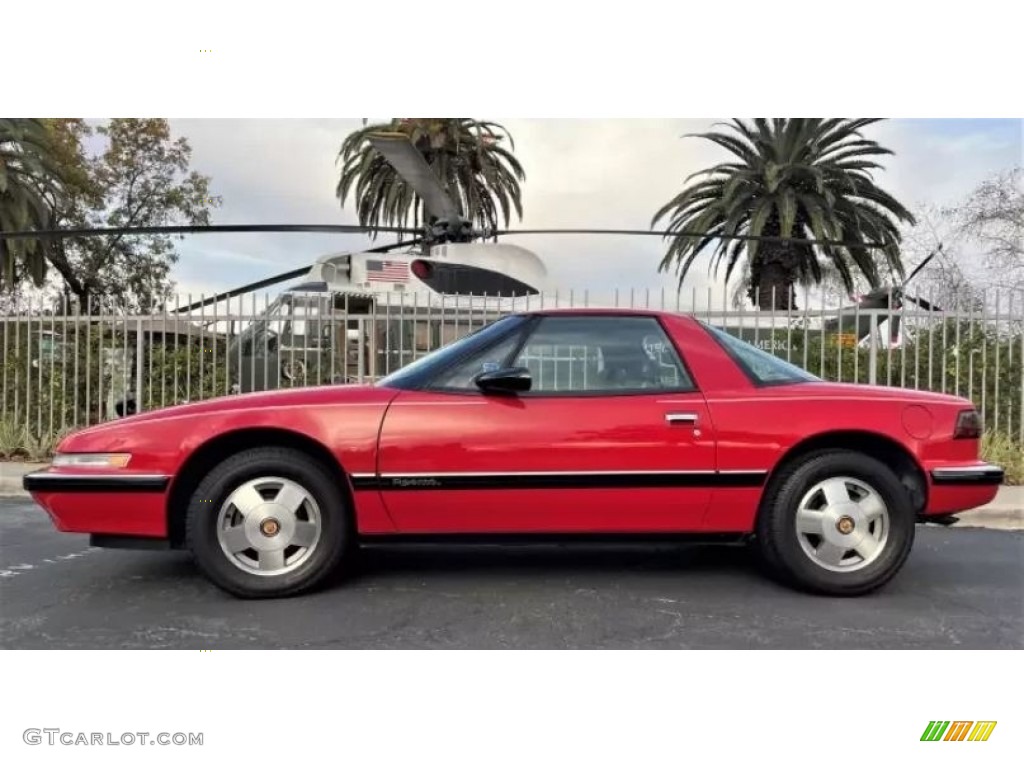 Bright Red 1989 Buick Reatta Coupe Exterior Photo #145431015