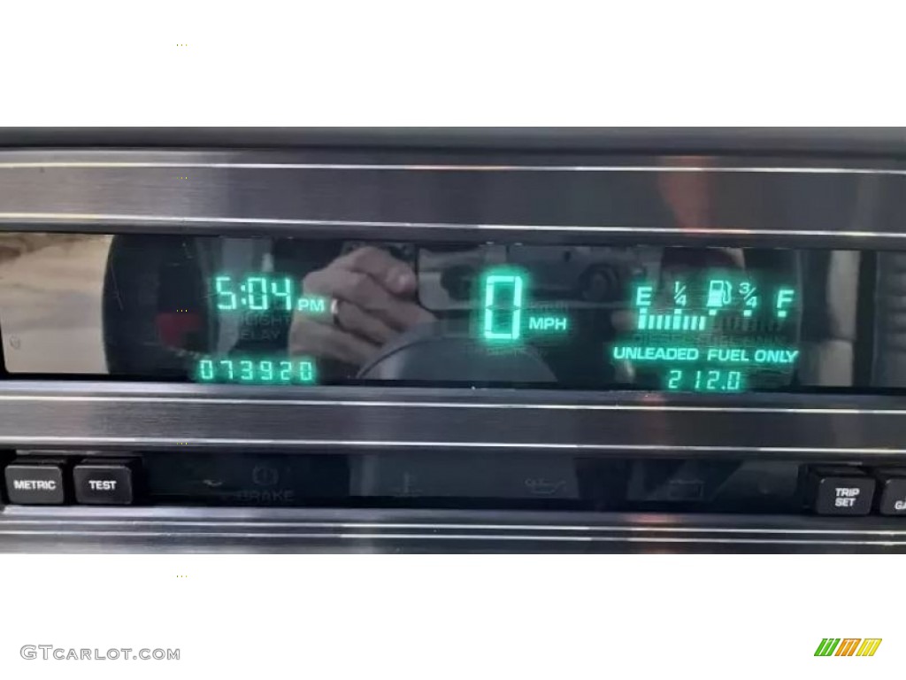 1989 Buick Reatta Coupe Gauges Photo #145431270