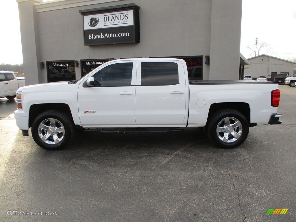 2014 Silverado 1500 LTZ Z71 Crew Cab 4x4 - Summit White / Cocoa/Dune photo #1