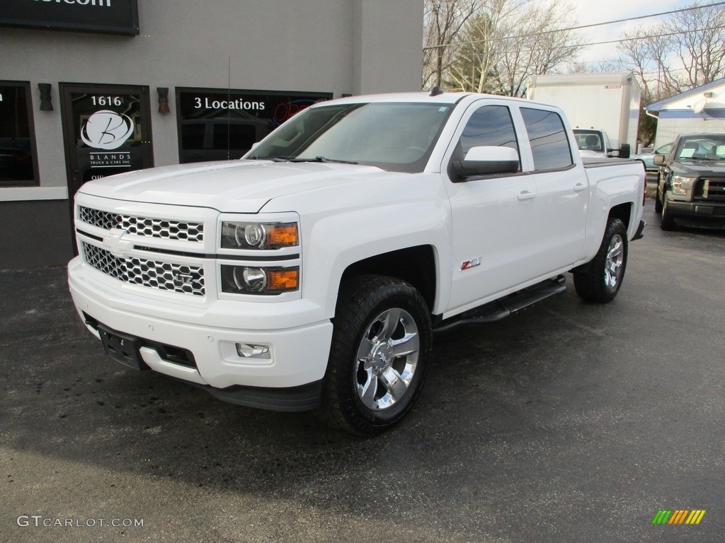 2014 Silverado 1500 LTZ Z71 Crew Cab 4x4 - Summit White / Cocoa/Dune photo #2