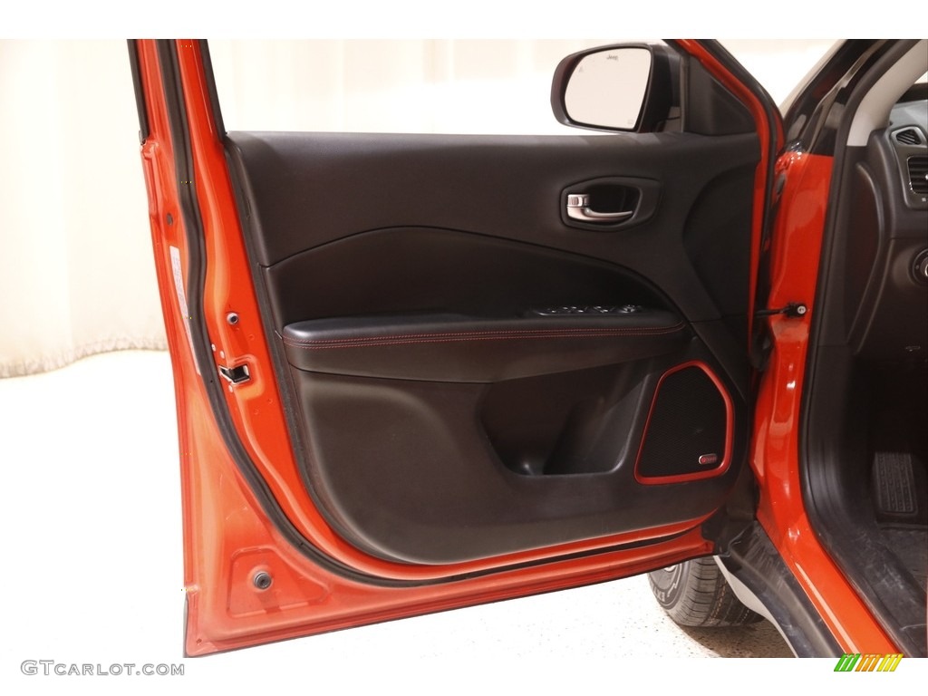 2017 Compass Trailhawk 4x4 - Spitfire Orange / Black/Ruby Red photo #4
