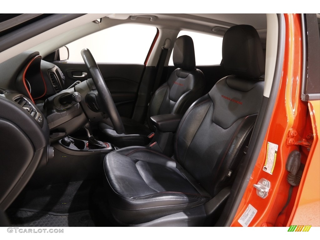 2017 Compass Trailhawk 4x4 - Spitfire Orange / Black/Ruby Red photo #5