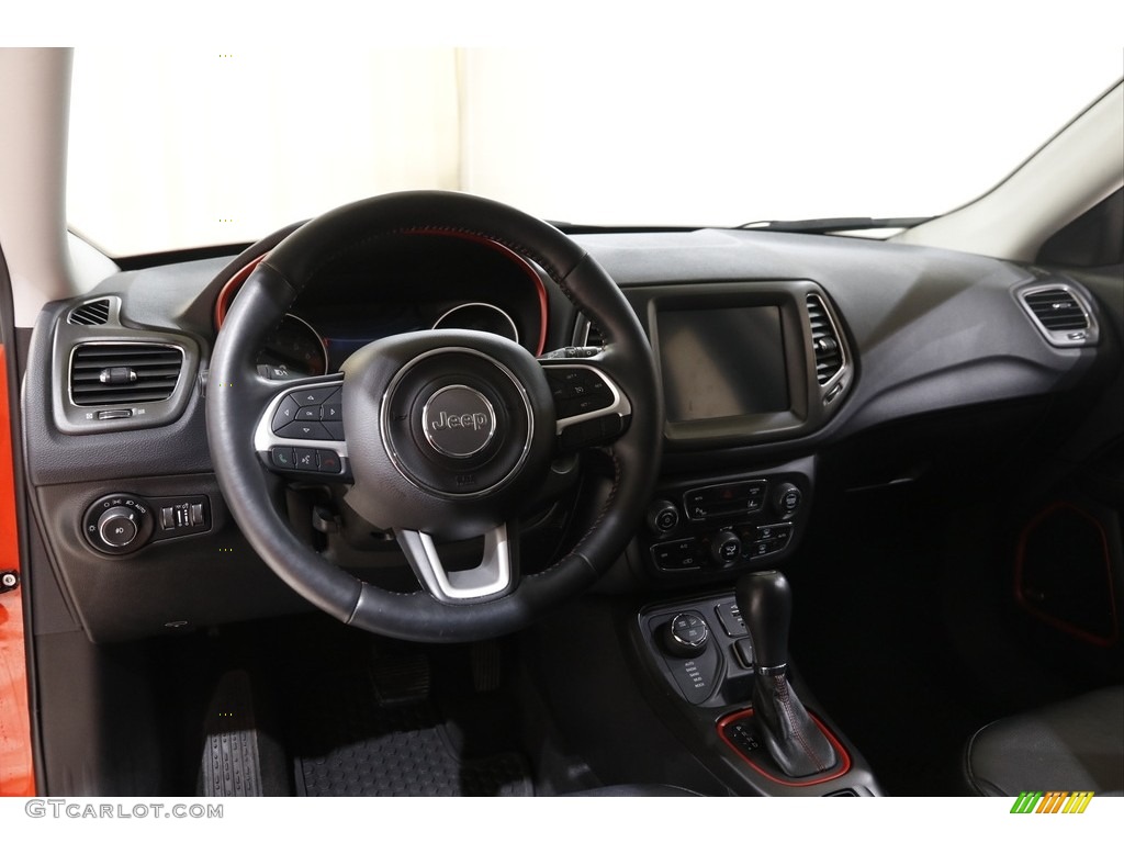 2017 Compass Trailhawk 4x4 - Spitfire Orange / Black/Ruby Red photo #6
