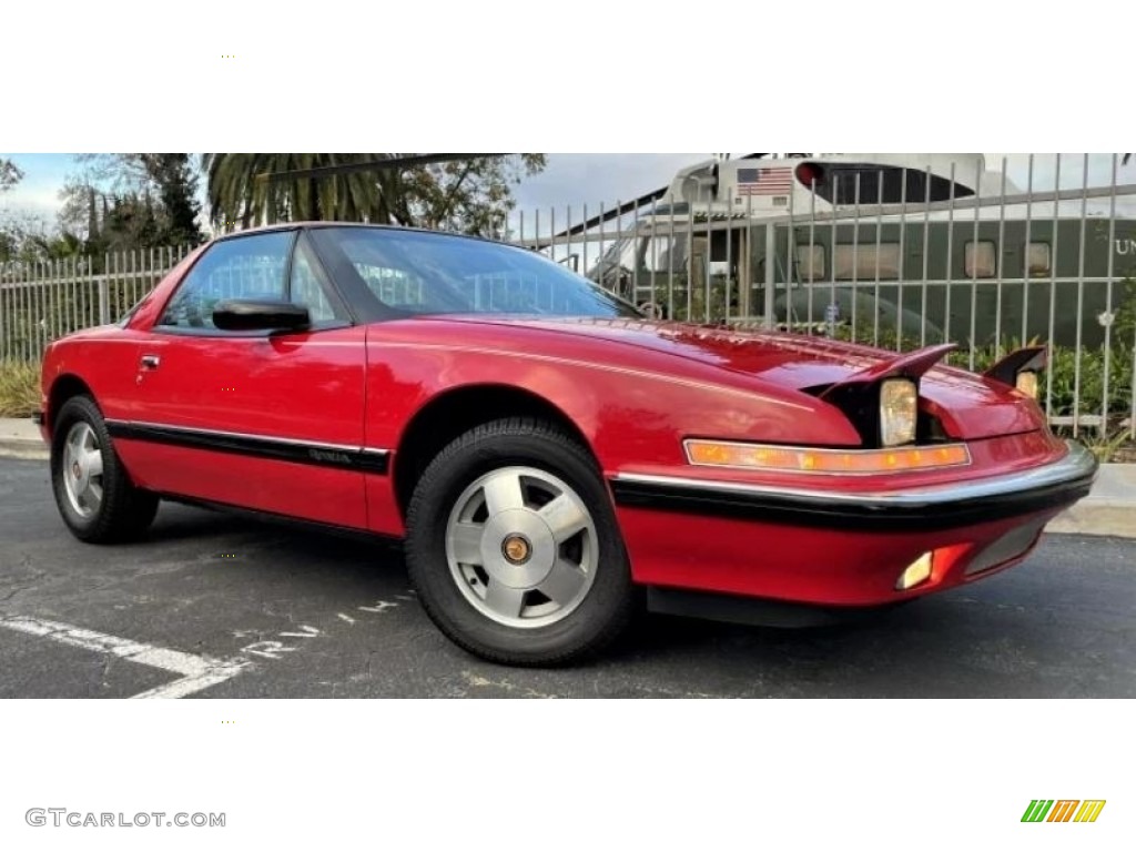 Bright Red 1989 Buick Reatta Coupe Exterior Photo #145431543