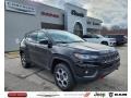 Diamond Black Crystal Pearl - Compass Trailhawk 4x4 Photo No. 1