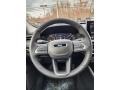 2022 Jeep Compass Black/Ruby Red Interior Steering Wheel Photo