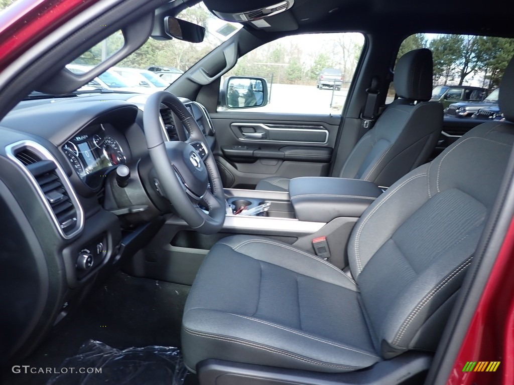 Black Interior 2023 Ram 1500 Big Horn Crew Cab 4x4 Photo #145433139
