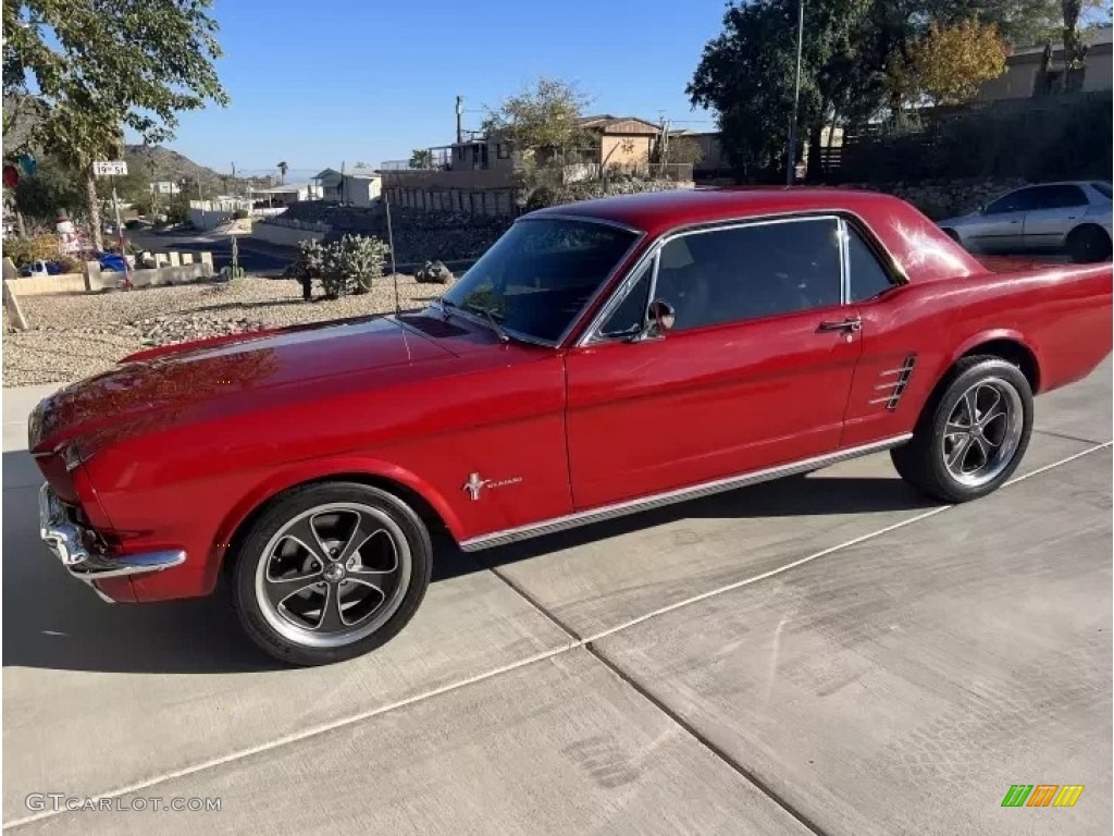 1966 Mustang Coupe - Red / Black photo #1