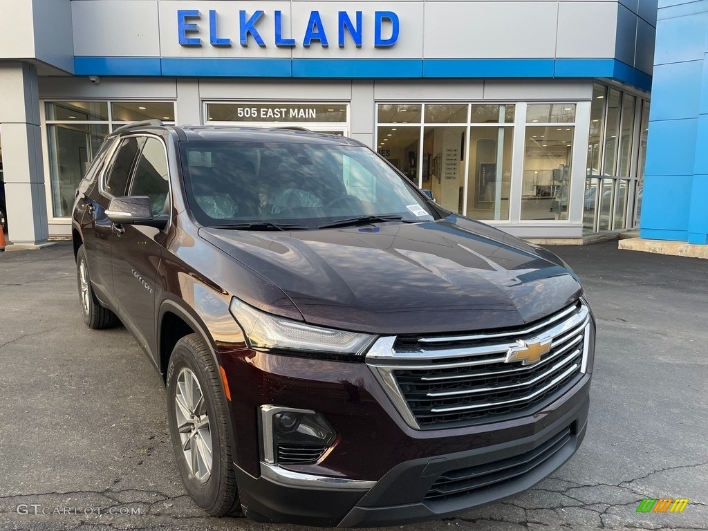 2023 Traverse LT AWD - Black Cherry Metallic / Jet Black photo #1