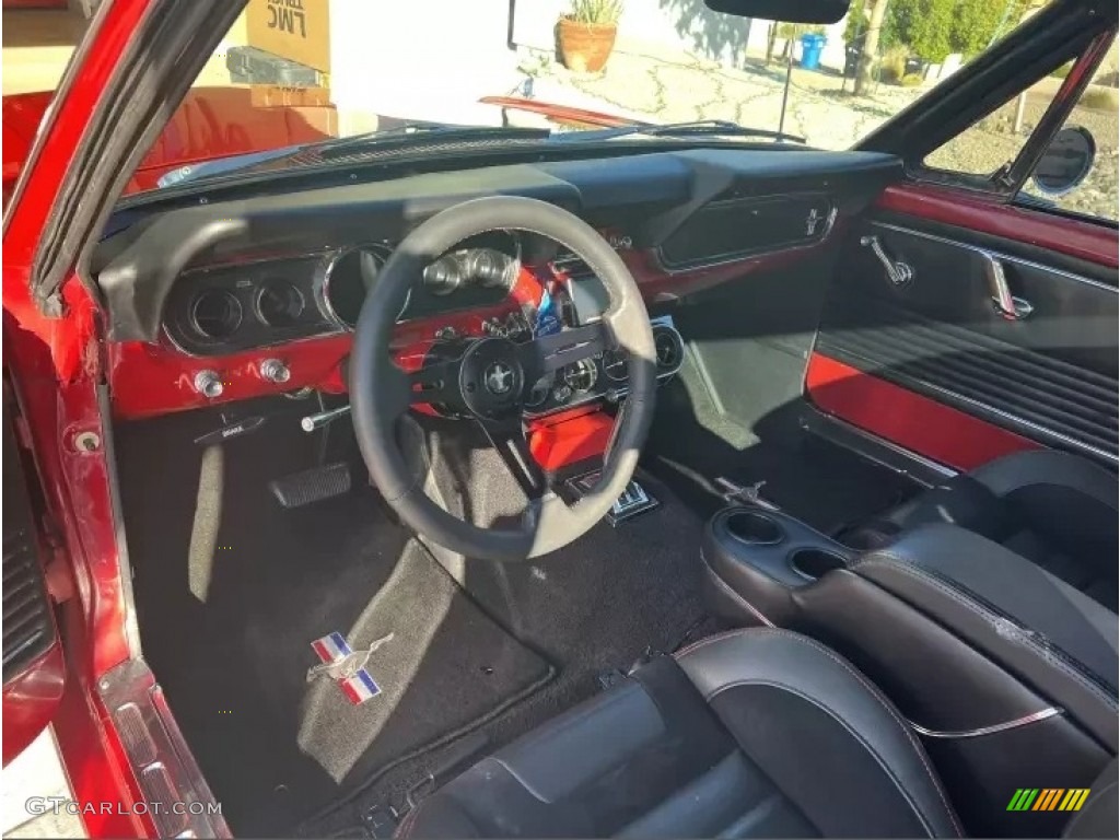 1966 Mustang Coupe - Red / Black photo #2