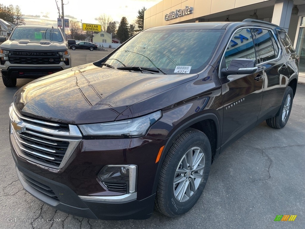 2023 Traverse LT AWD - Black Cherry Metallic / Jet Black photo #2
