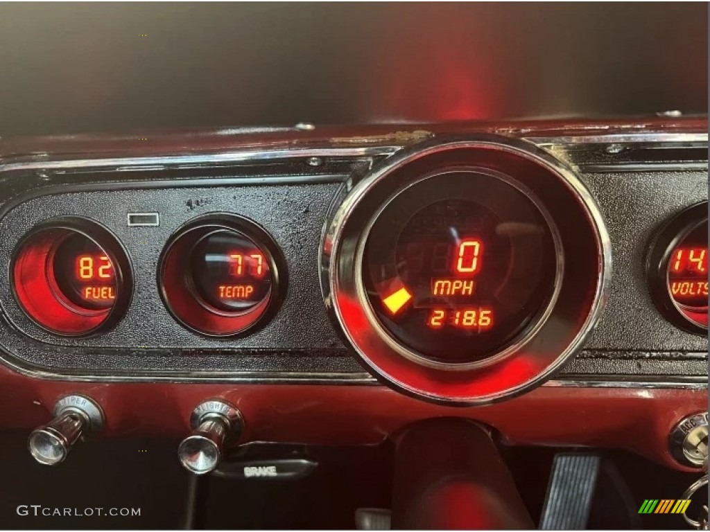 1966 Mustang Coupe - Red / Black photo #7