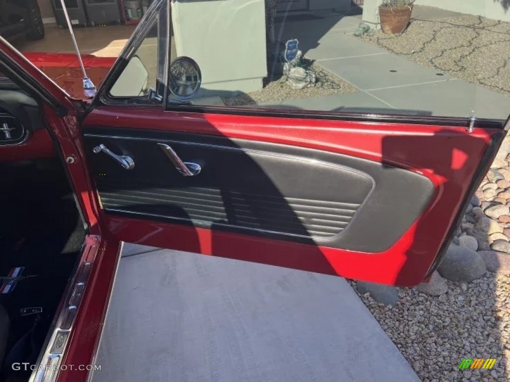 1966 Mustang Coupe - Red / Black photo #8