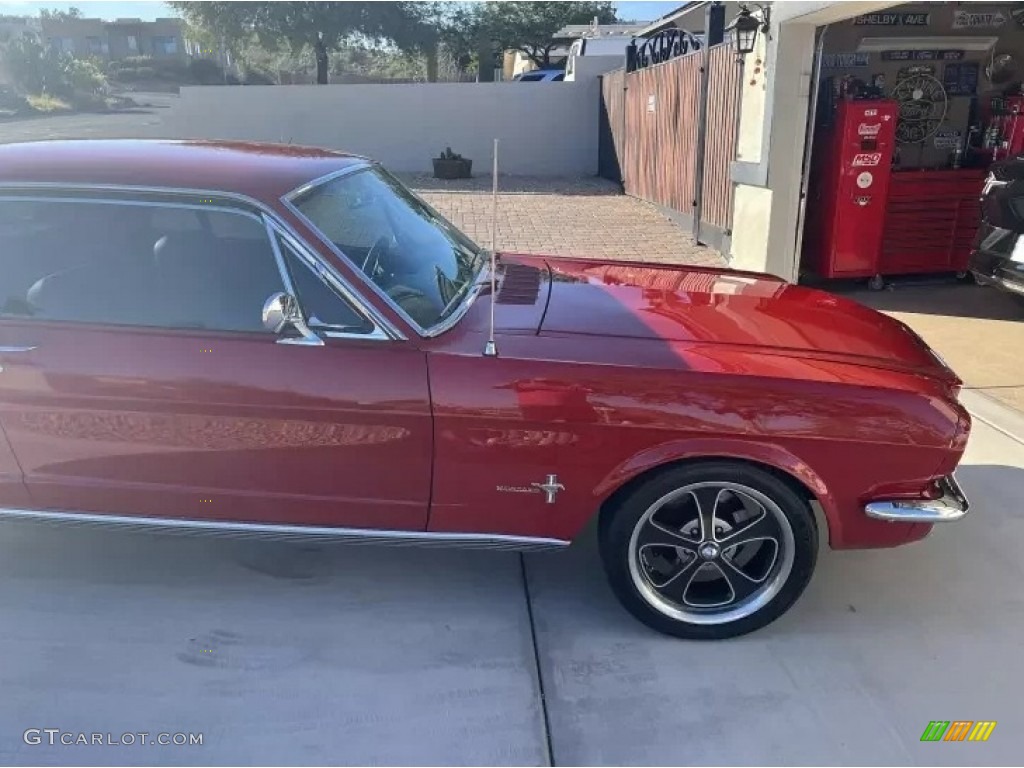 1966 Mustang Coupe - Red / Black photo #9