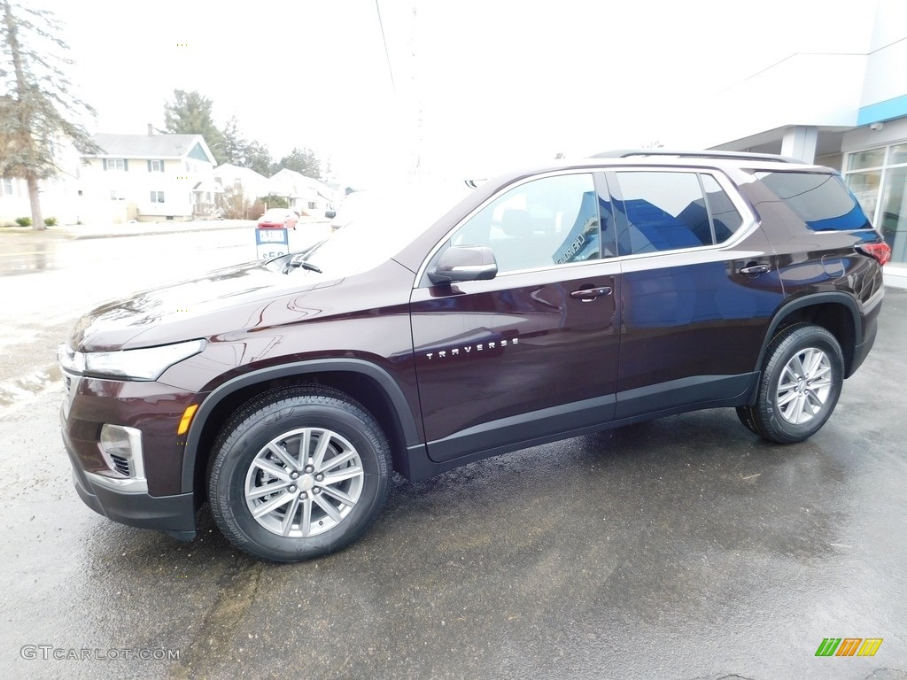 2023 Traverse LT AWD - Black Cherry Metallic / Jet Black photo #8