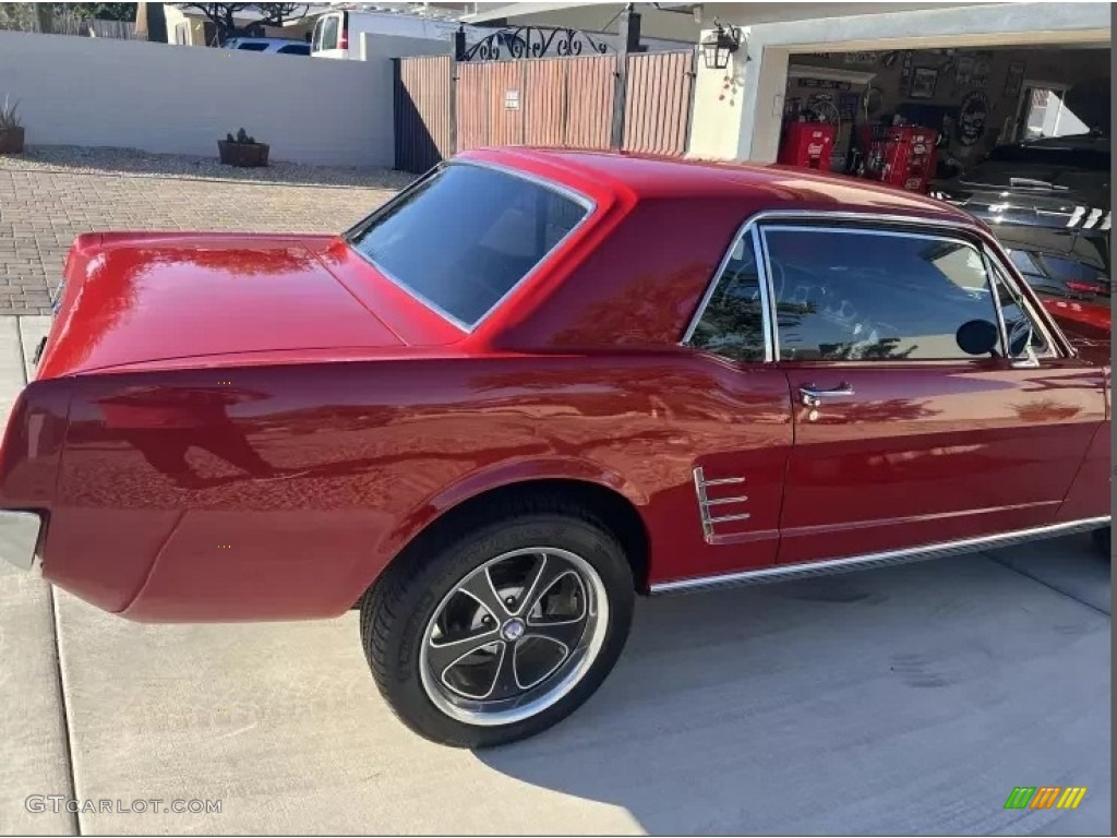 1966 Mustang Coupe - Red / Black photo #12