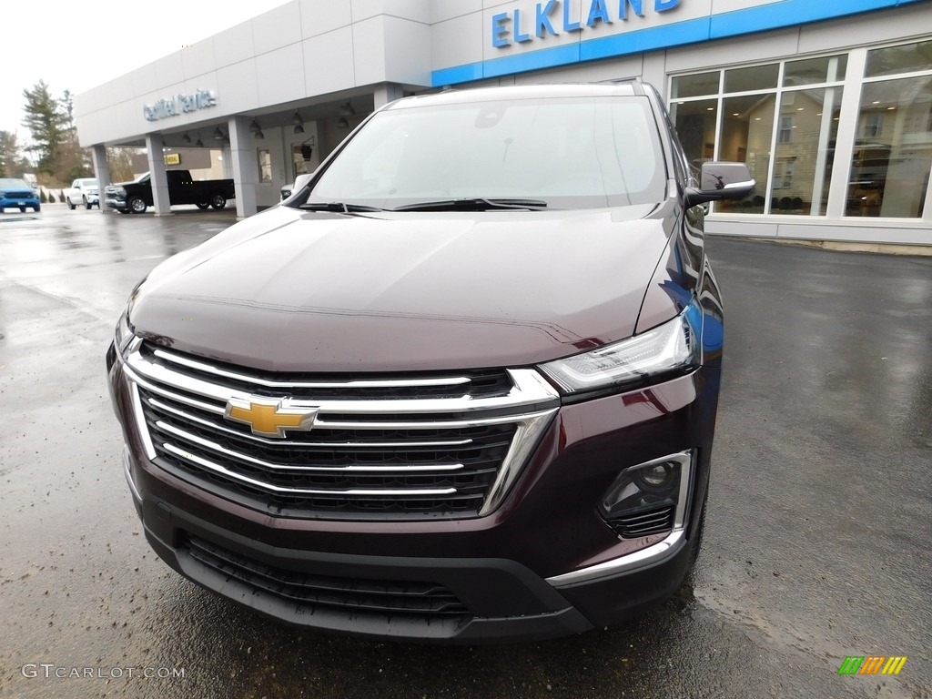 2023 Traverse LT AWD - Black Cherry Metallic / Jet Black photo #10