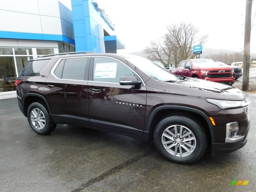 2023 Traverse LT AWD - Black Cherry Metallic / Jet Black photo #13