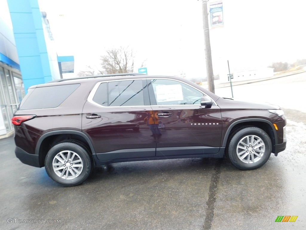 2023 Traverse LT AWD - Black Cherry Metallic / Jet Black photo #14