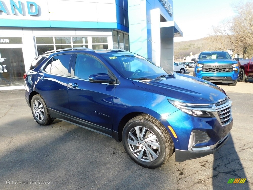 2022 Equinox Premier AWD - Blue Glow Metallic / Jet Black photo #5