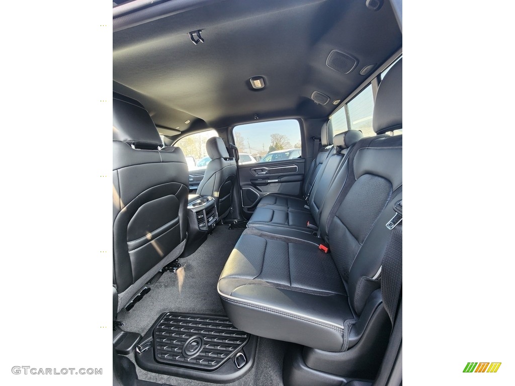 Black Interior 2023 Ram 1500 Laramie Crew Cab 4x4 Photo #145434054