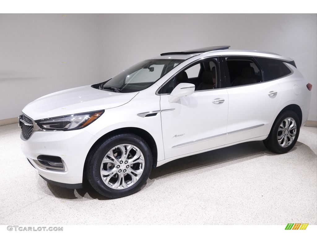 2020 Enclave Avenir AWD - White Frost Tricoat / Chestnut photo #3