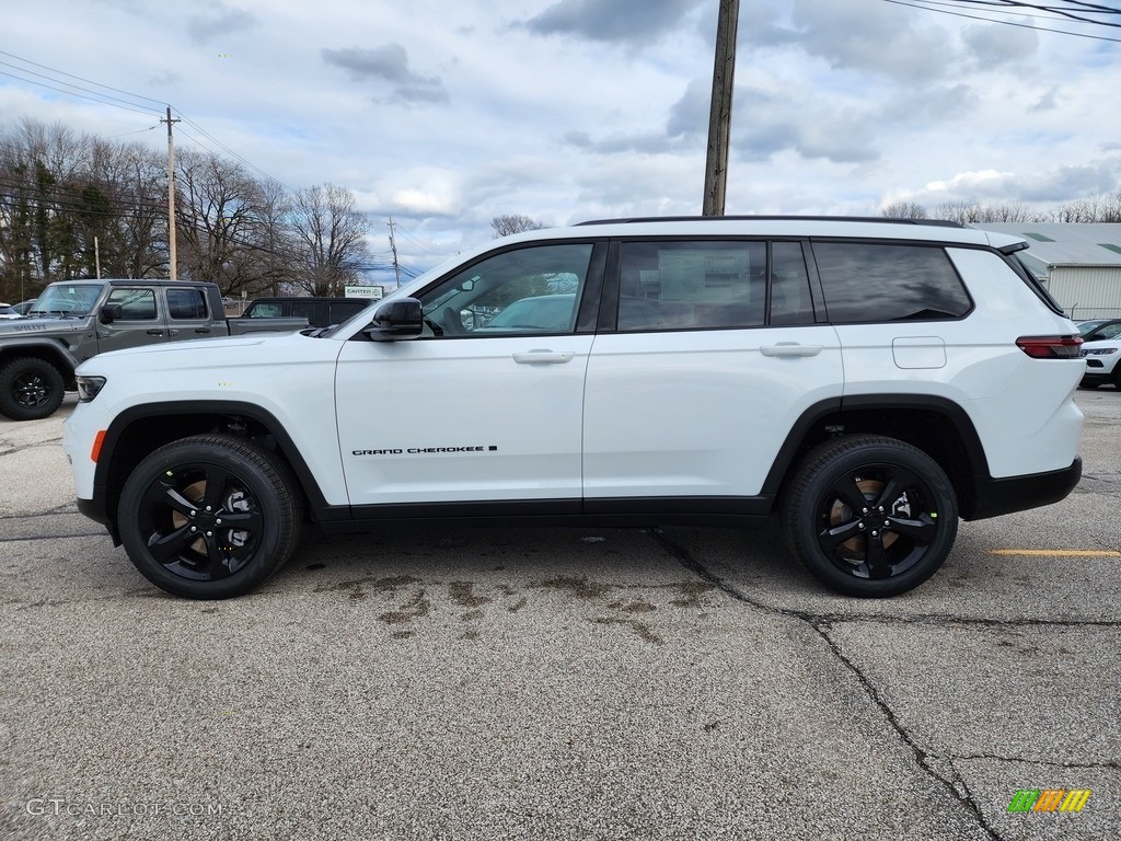 Bright White 2023 Jeep Grand Cherokee L Limited 4x4 Exterior Photo #145434768