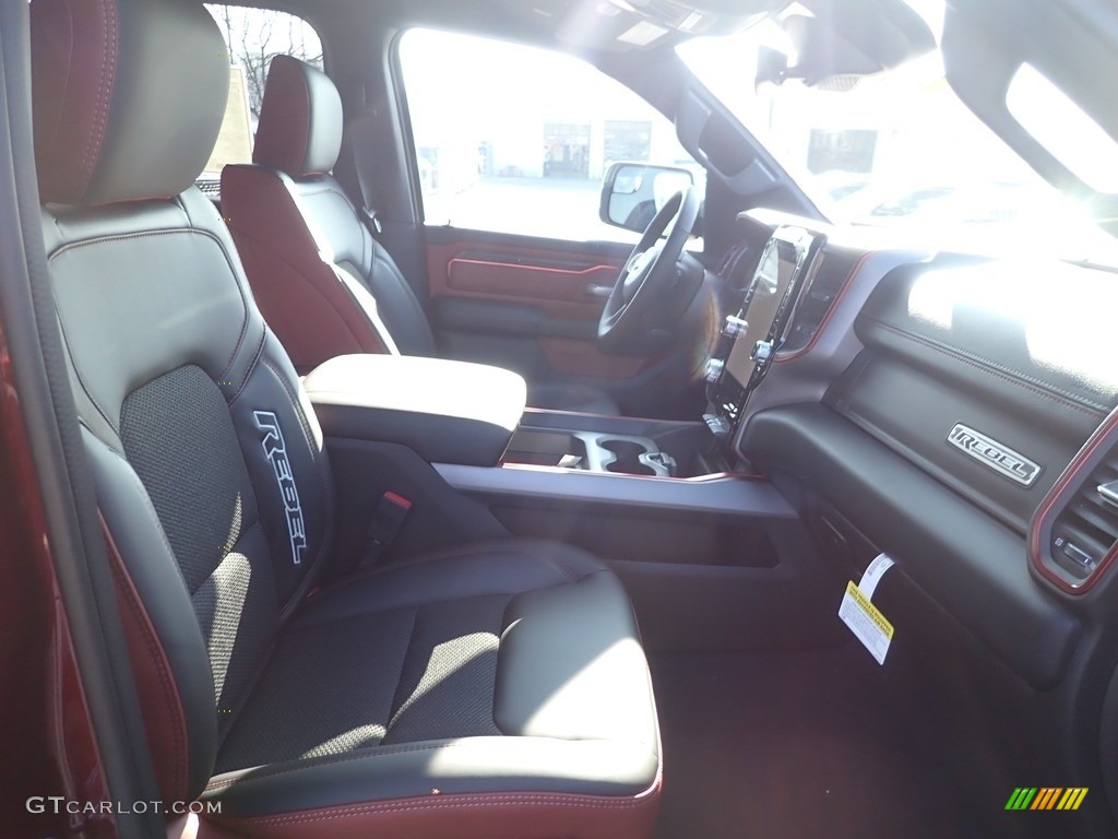 Red/Black Interior 2023 Ram 1500 Rebel Crew Cab 4x4 Photo #145434813