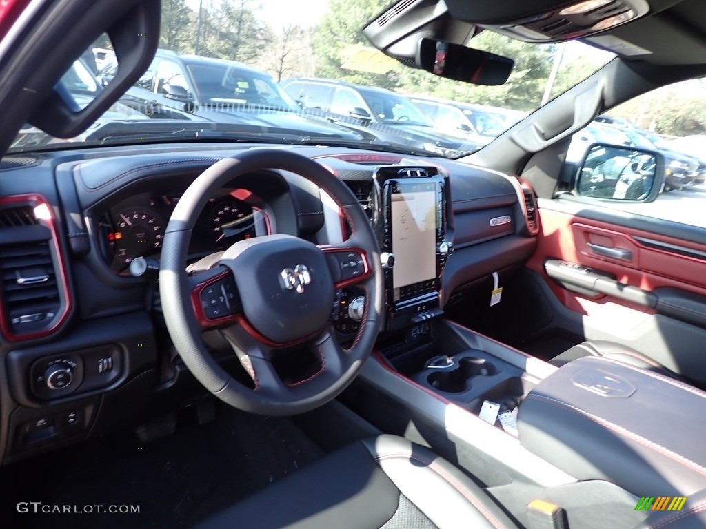 2023 Ram 1500 Rebel Crew Cab 4x4 Red/Black Dashboard Photo #145434900