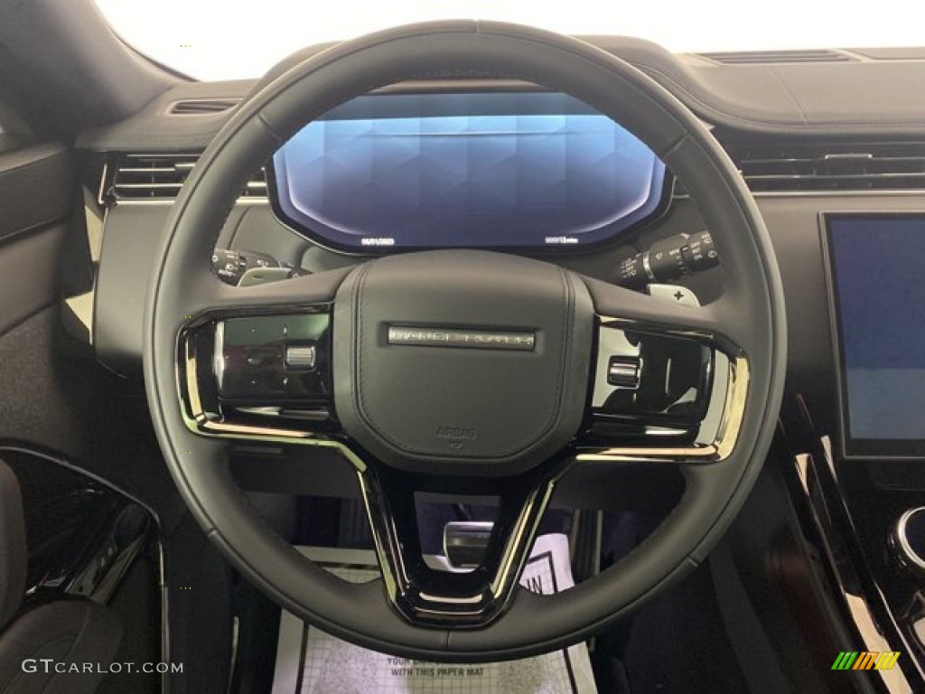 2023 Land Rover Range Rover Sport SE Dynamic Ebony Steering Wheel Photo #145435074