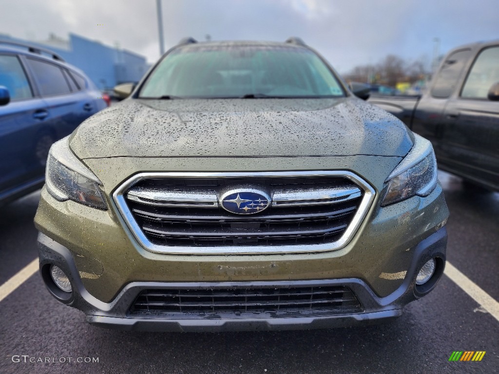 2019 Outback 2.5i Premium - Wilderness Green Metallic / Warm Ivory photo #2