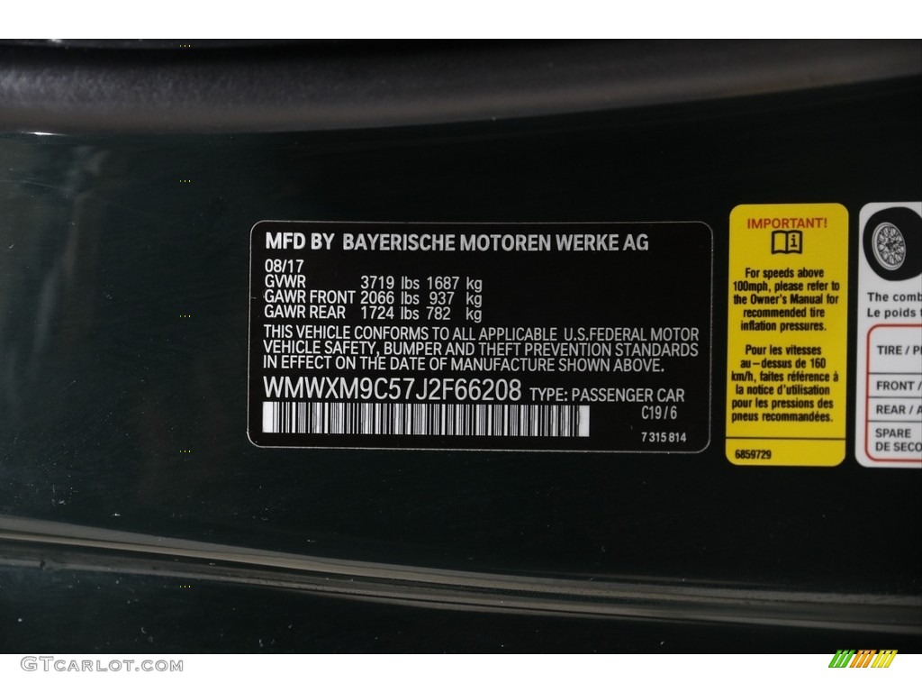 2018 Mini Hardtop John Copperworks 2 Door Color Code Photos