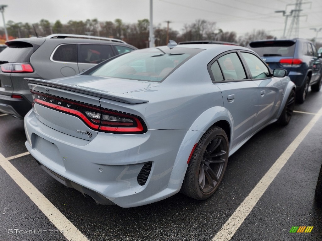 2022 Charger SRT Hellcat Widebody - Smoke Show / Black/Demonic Red photo #3