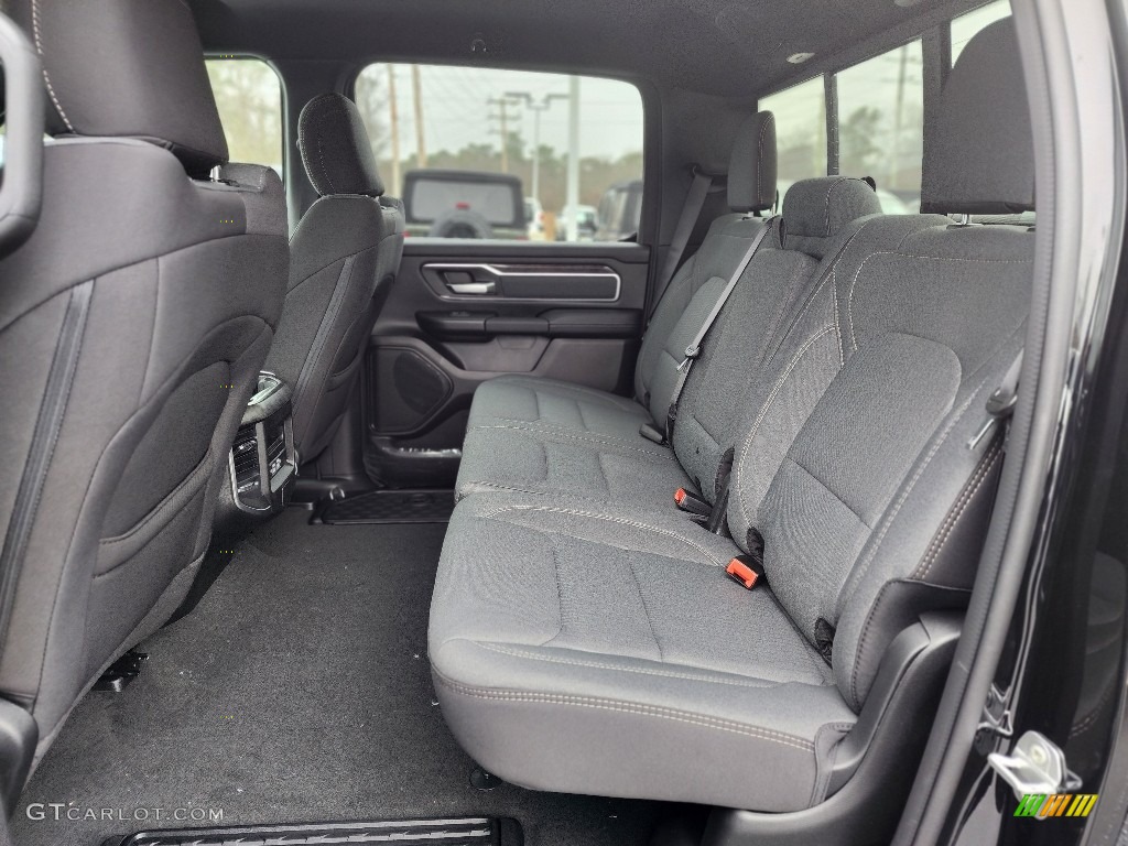 2023 Ram 1500 Big Horn Night Edition Crew Cab 4x4 Rear Seat Photo #145436482