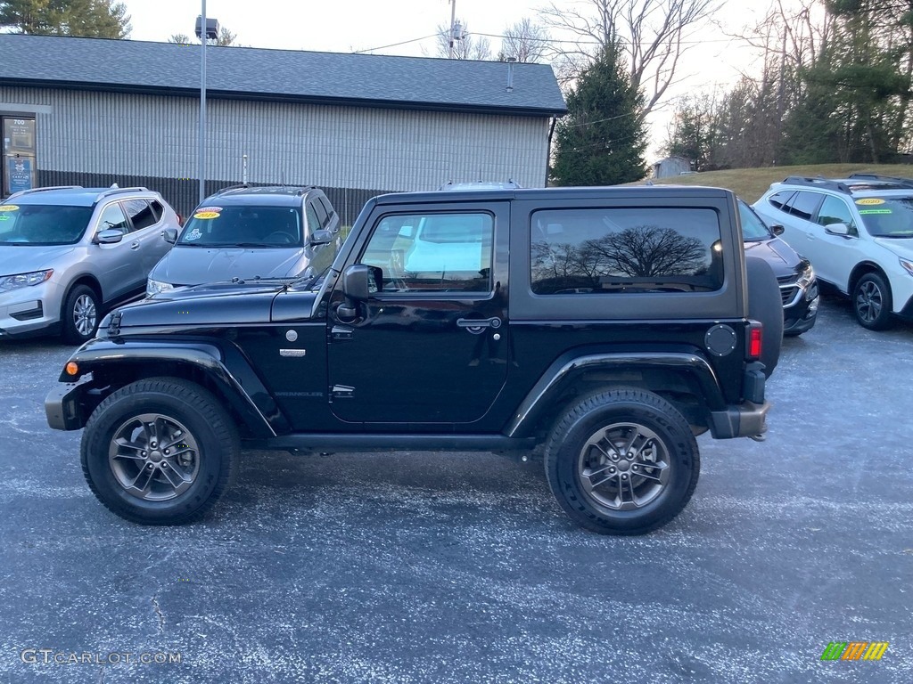 2017 Wrangler Sahara 4x4 - Black / Black photo #1