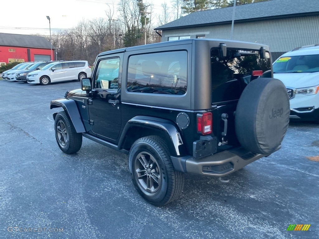 2017 Wrangler Sahara 4x4 - Black / Black photo #3