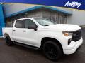 Summit White 2023 Chevrolet Silverado 1500 Custom Crew Cab 4x4