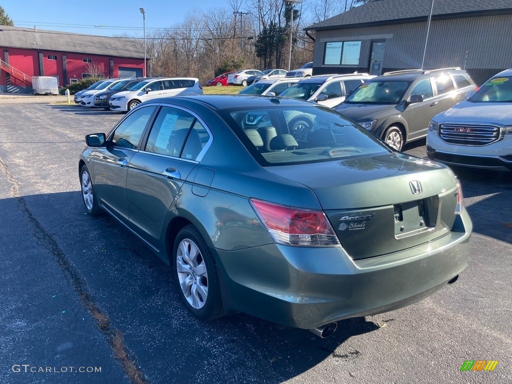 2009 Accord EX-L V6 Sedan - Mystic Green Metallic / Black photo #3