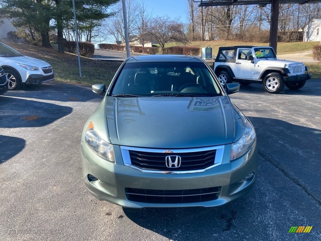 2009 Accord EX-L V6 Sedan - Mystic Green Metallic / Black photo #7