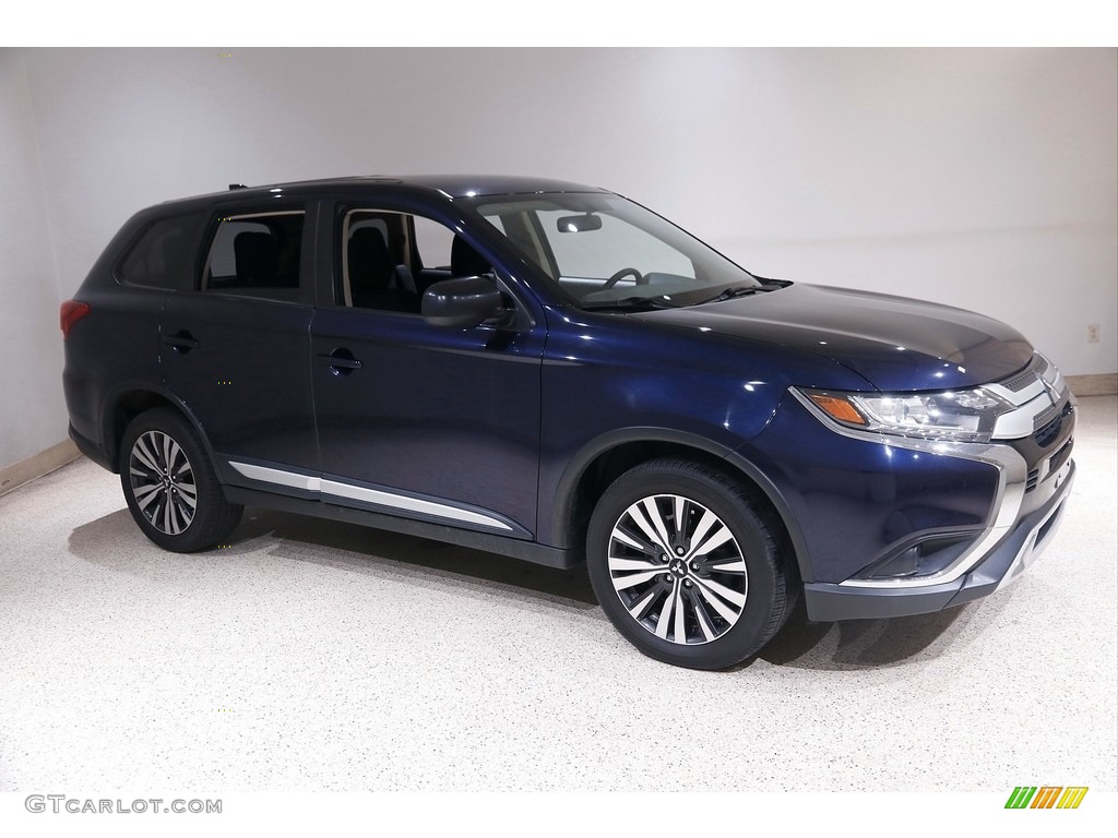 2019 Outlander ES AWC - Cosmic Blue Metallic / Black photo #1