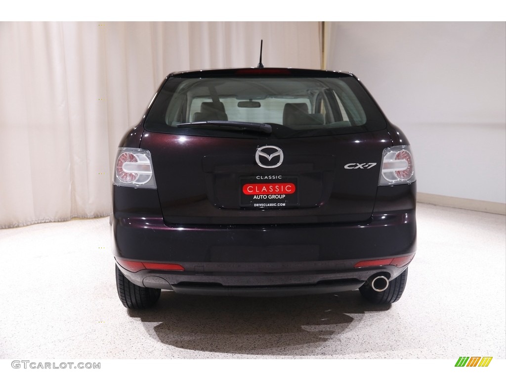 2010 CX-7 i SV - Black Cherry Mica / Sand photo #16