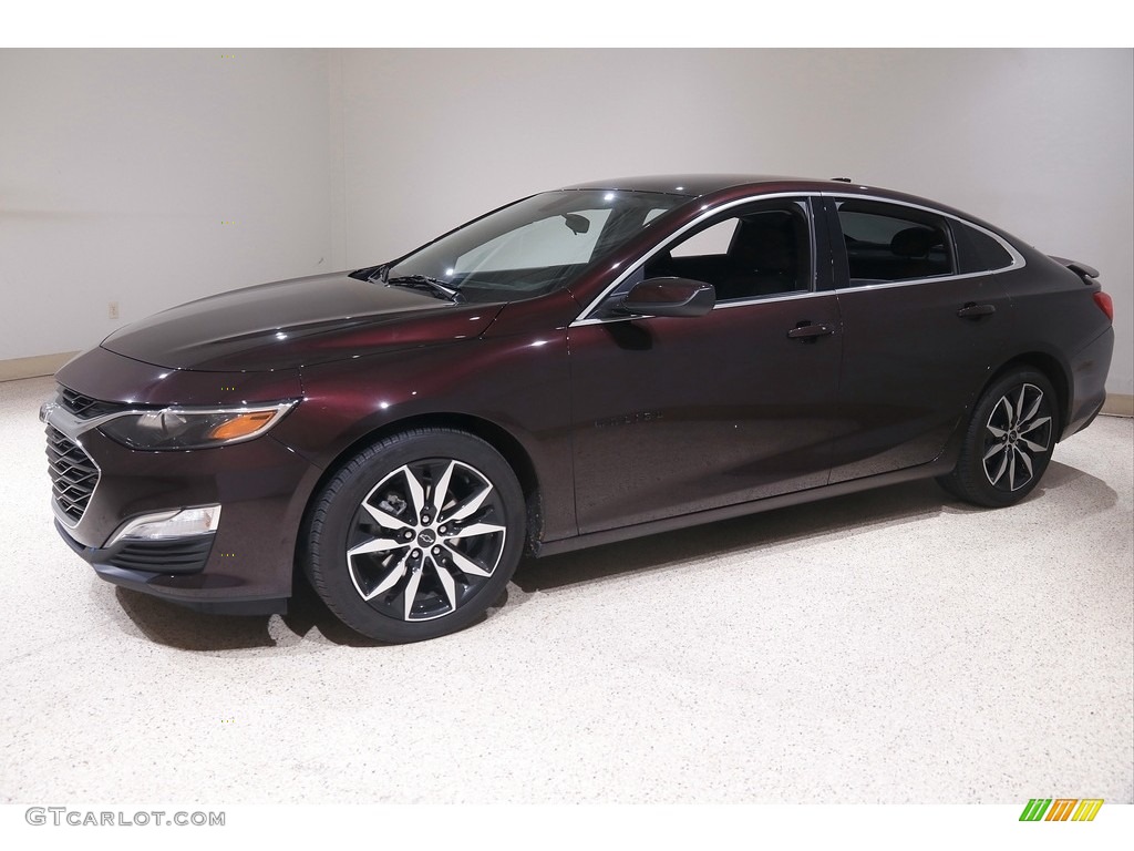2020 Malibu RS - Black Cherry Metallic / Jet Black photo #2