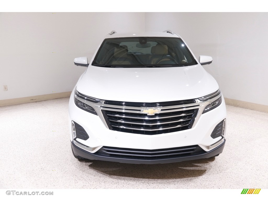 2022 Equinox Premier AWD - Summit White / Jet Black/Maple Sugar photo #2